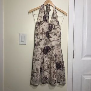 Dynamite Classy Floral Halter Dress